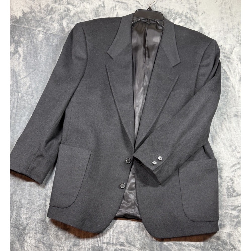 Vintage Louis Roth Mens Blazer 42S Charcoal Heavyweight Winter Sport Coat USA